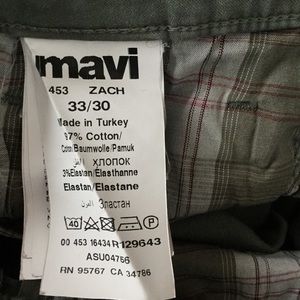 mavi Sage Zach Twill Pants EUC